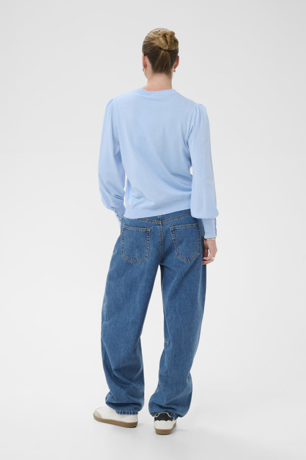 KAlizza Round Neck Pullover Buttons