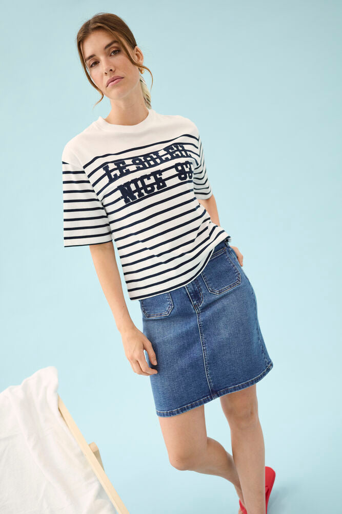 KAkarla Denim Skirt short