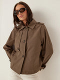 Serafina Jacket Dark Taupe