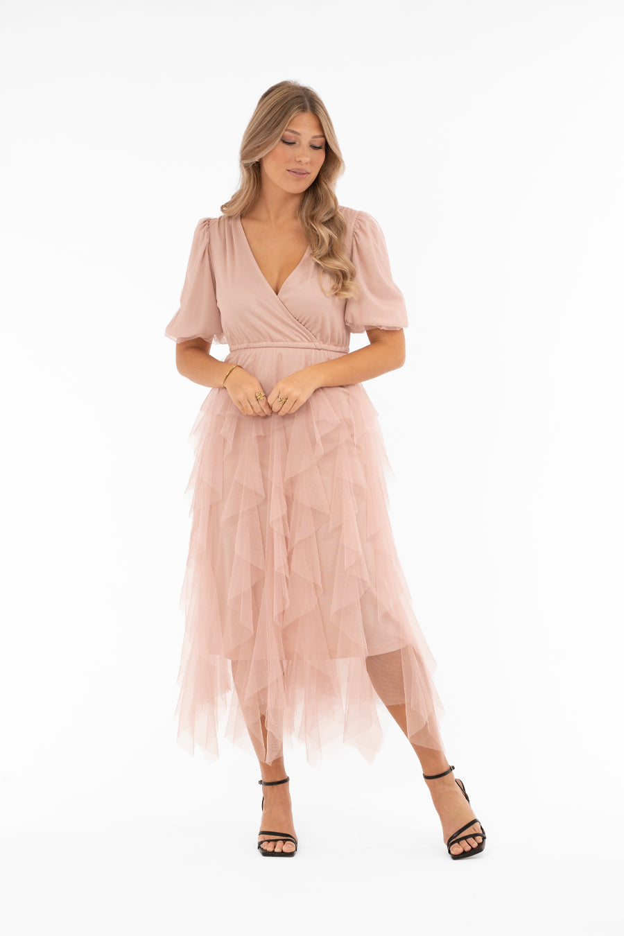 Clara Tulle Dress Powder Pink