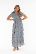 Dawn Dress - Lavender blue & Sage green
