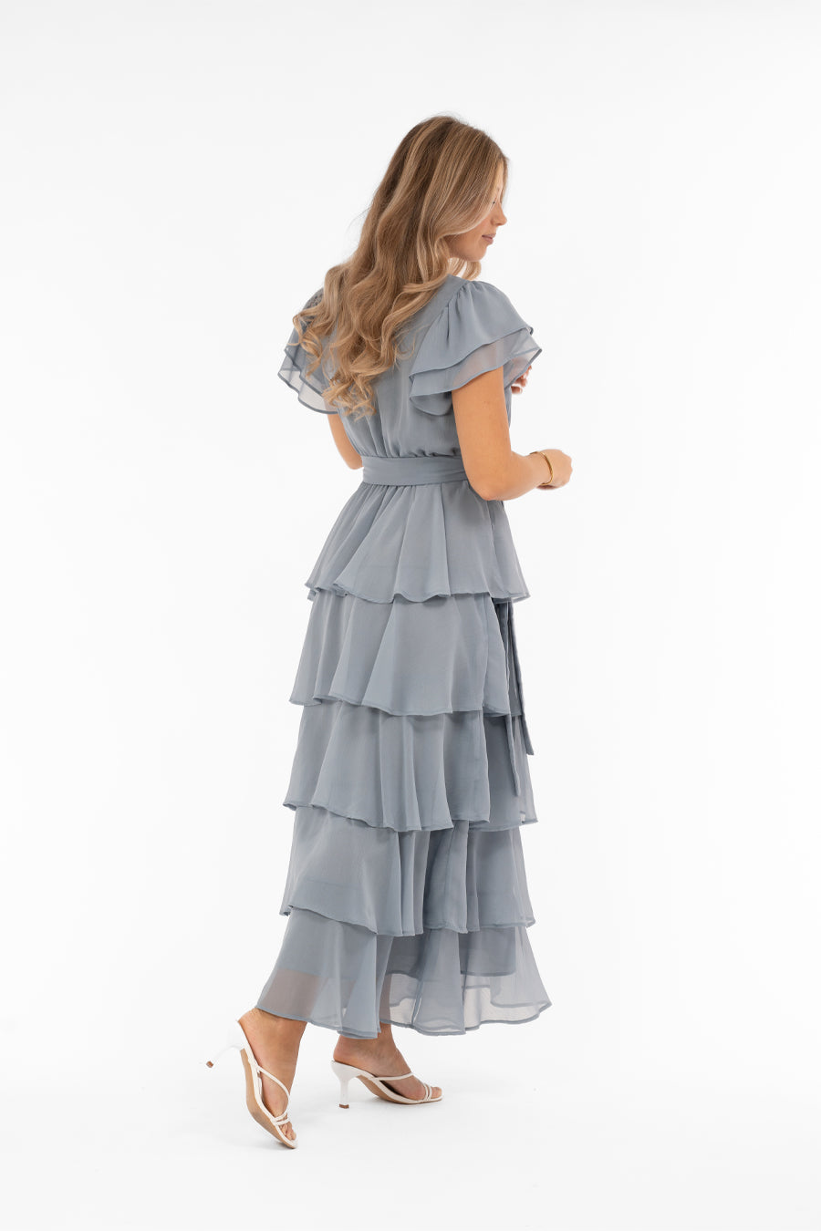 Dawn Dress - Lavender blue & Sage green