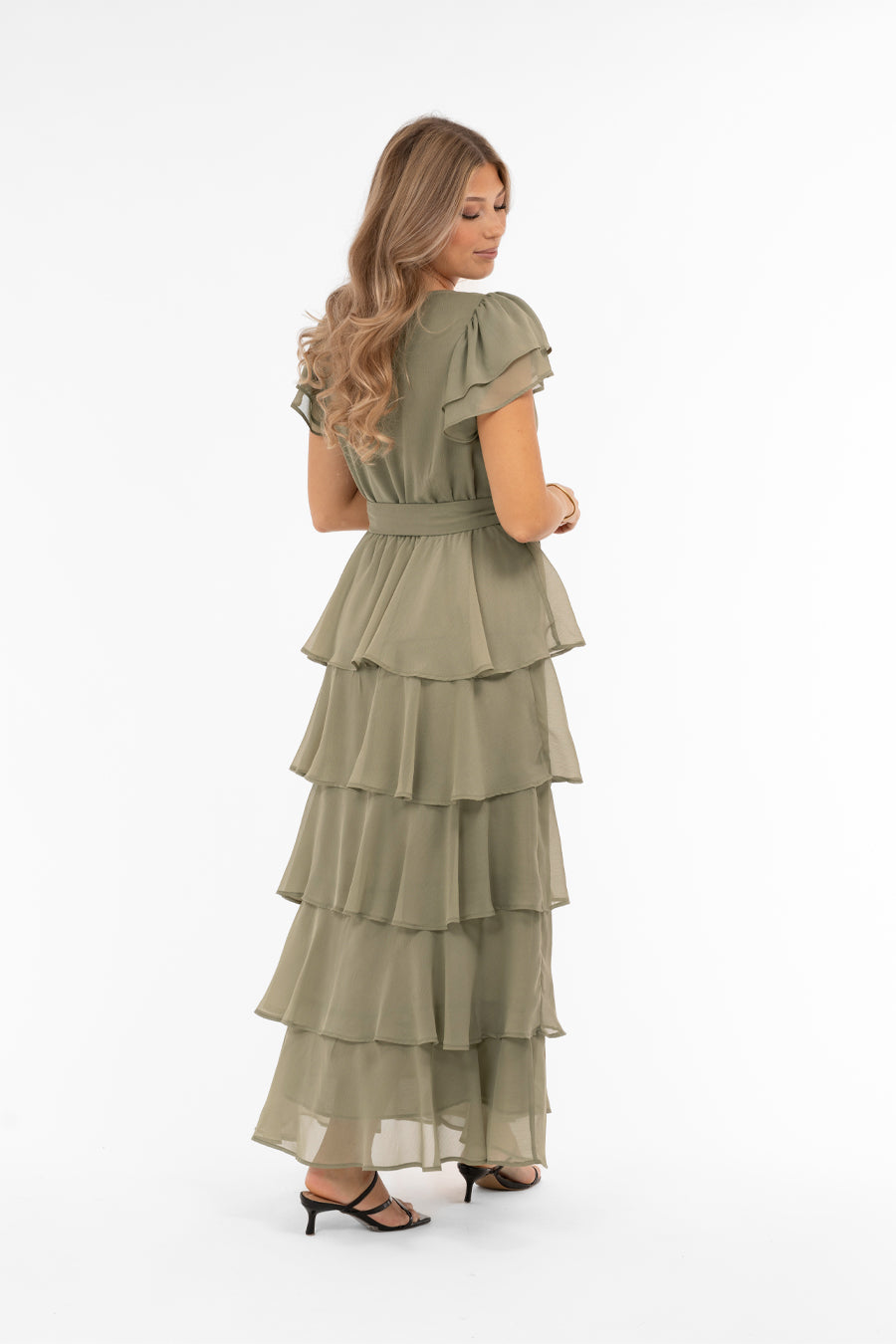Dawn Dress - Lavender blue & Sage green