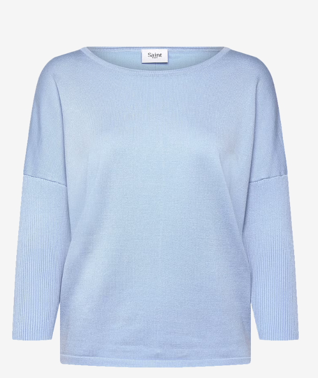 MilaSz r.neck pullover charmbray