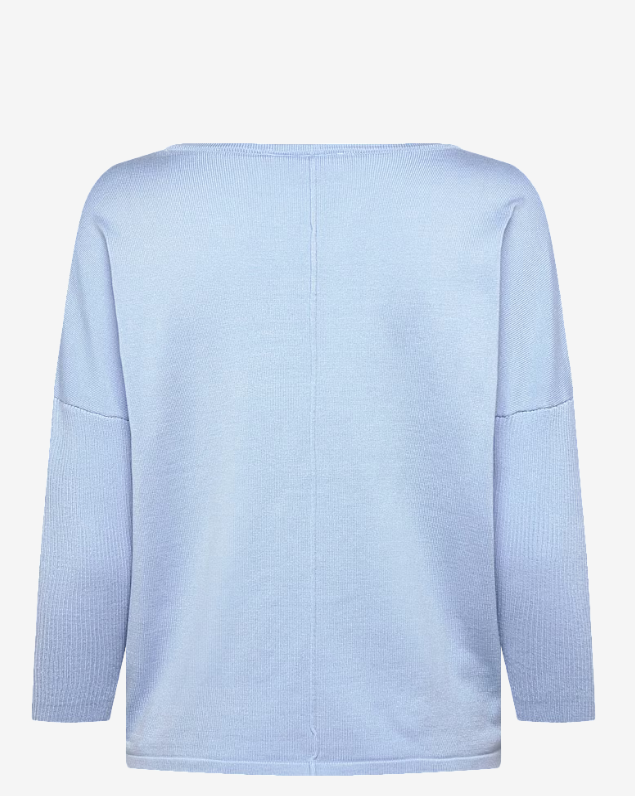 MilaSz r.neck pullover charmbray
