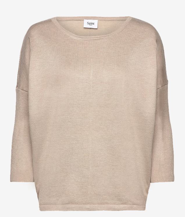 Milasz r-neck pullover greige