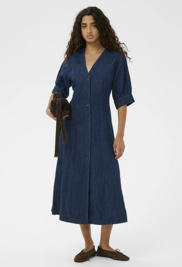 SLCHAMAN DARIA DRESS - Jeansklänning