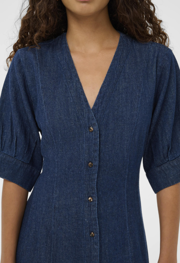 SLCHAMAN DARIA DRESS - Jeansklänning