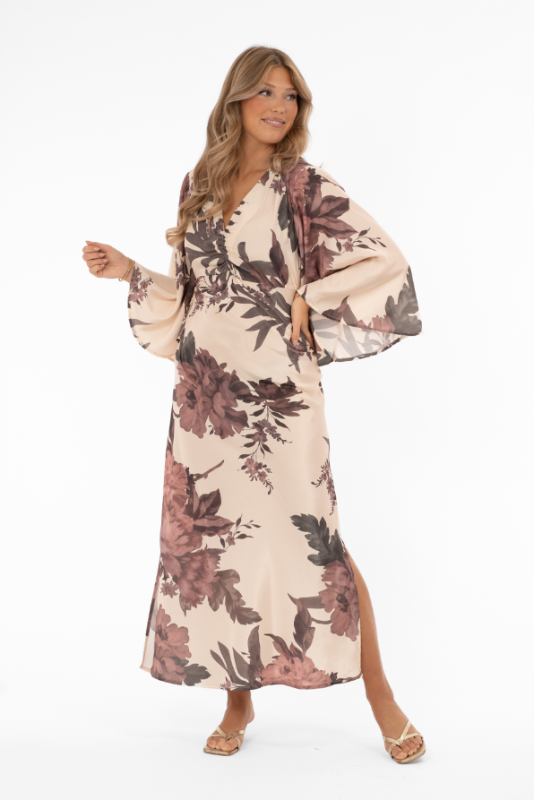 Meadow Dress Champagne/Rose/Sage