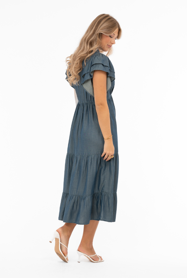 Cassidy Dress Blue Denim