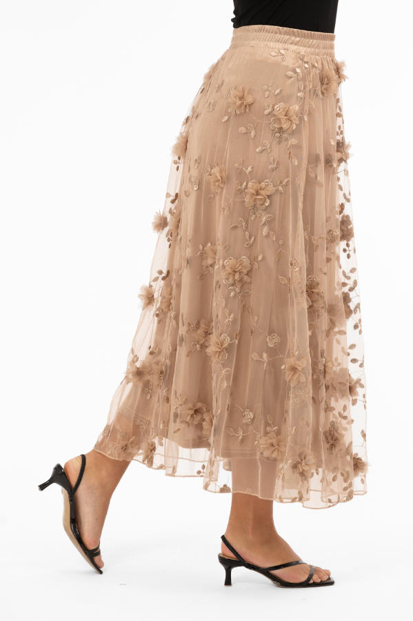 Florence Skirt Antique Gold