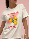 T-shirt med tryck - amalfi