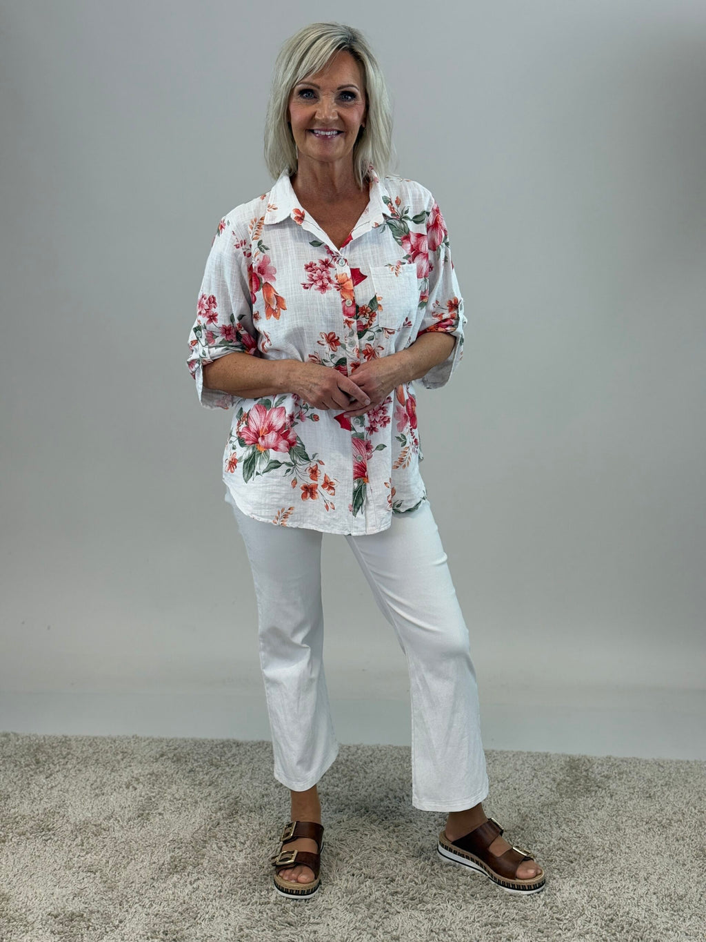 Kelly433 Vit - Blus