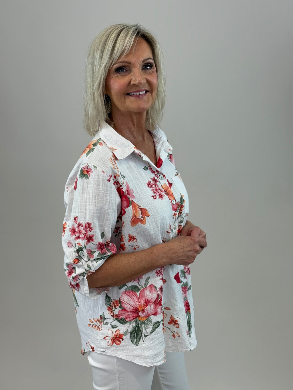 Kelly433 Vit - Blus